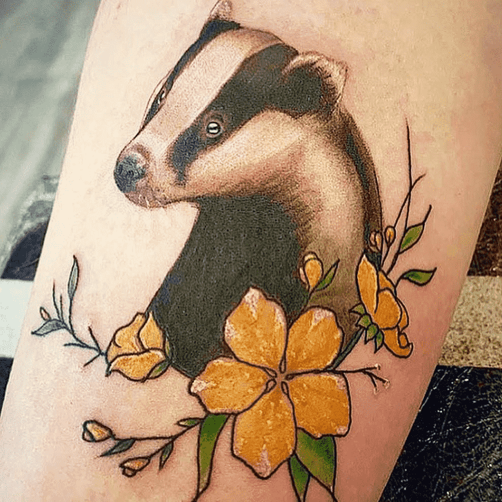 Badger Tattoo Picture