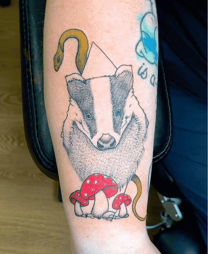 Badger Tattoo Picture