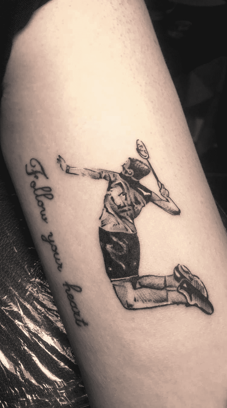 Badminton Tattoo Picture