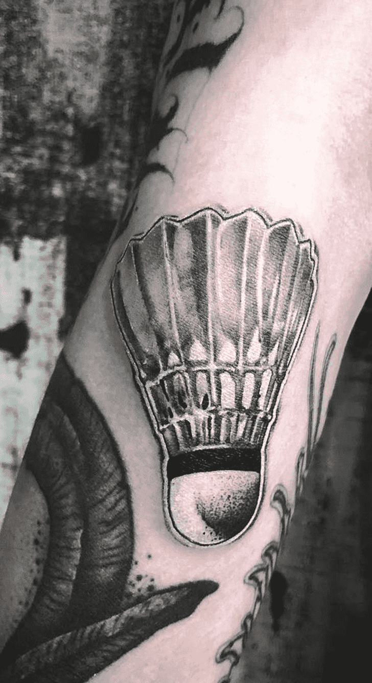 Badminton Tattoo Portrait