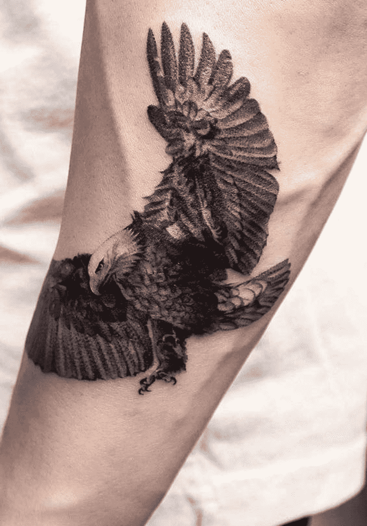 Bald Eagle Tattoo Portrait