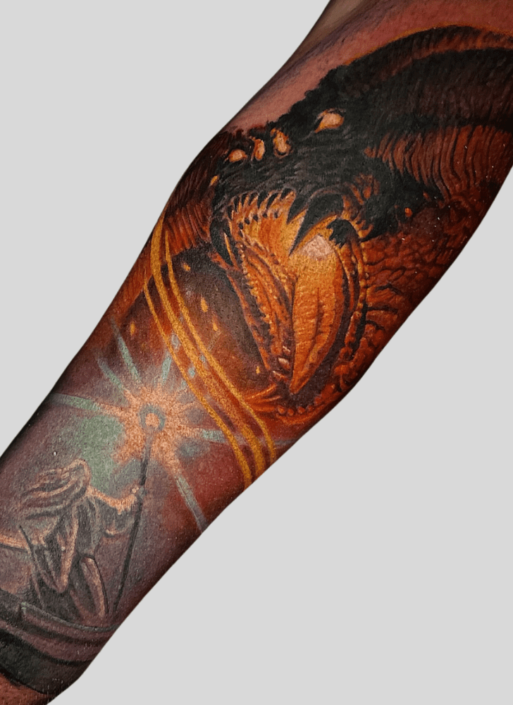 Balrog Tattoo Portrait