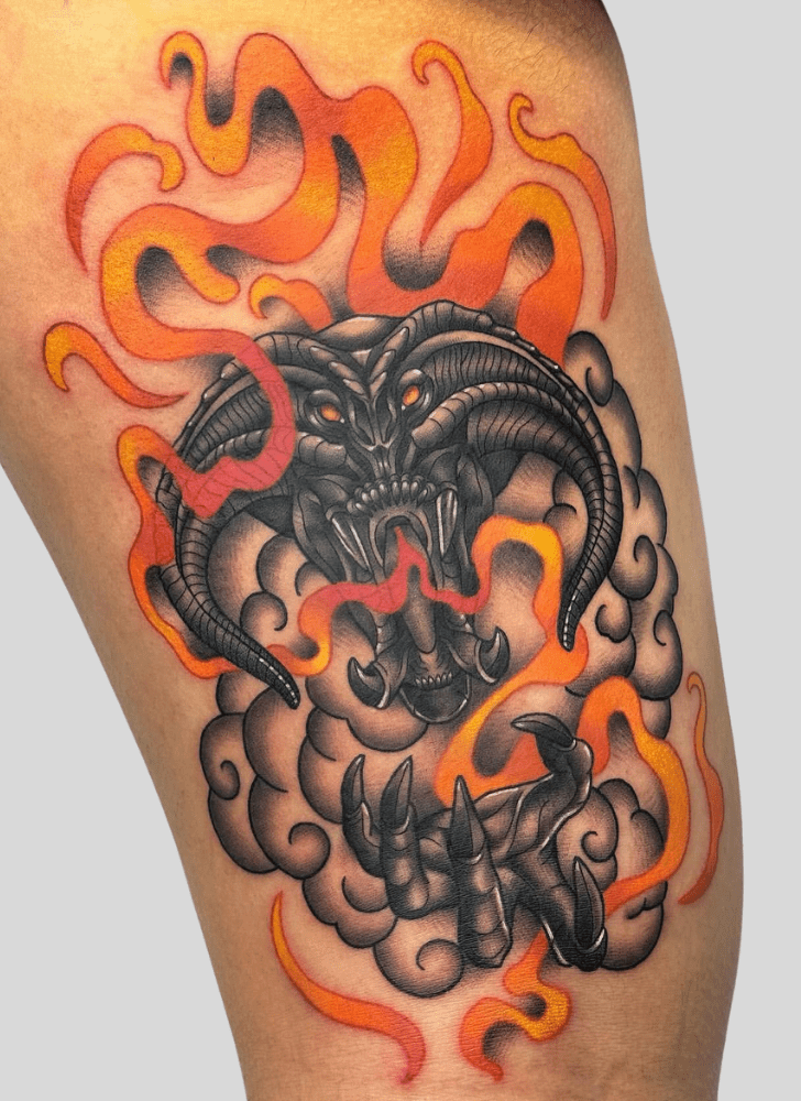 Balrog Tattoo Figure