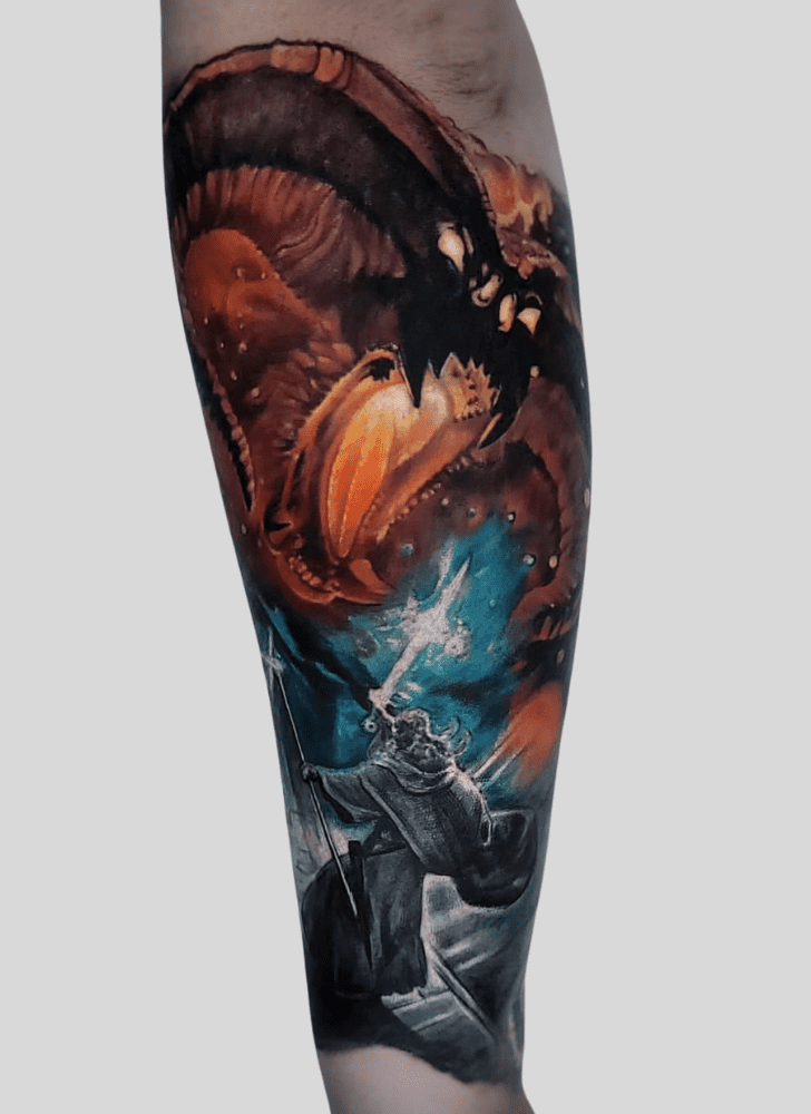 Balrog Tattoo Portrait