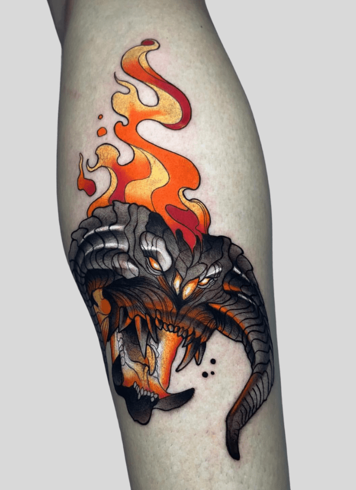 Balrog Tattoo Portrait