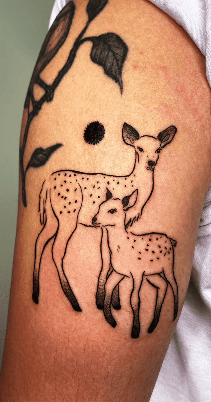Bambi Tattoo Portrait