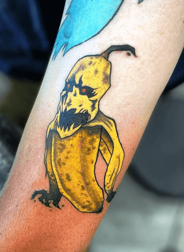 Banana Tattoo Shot