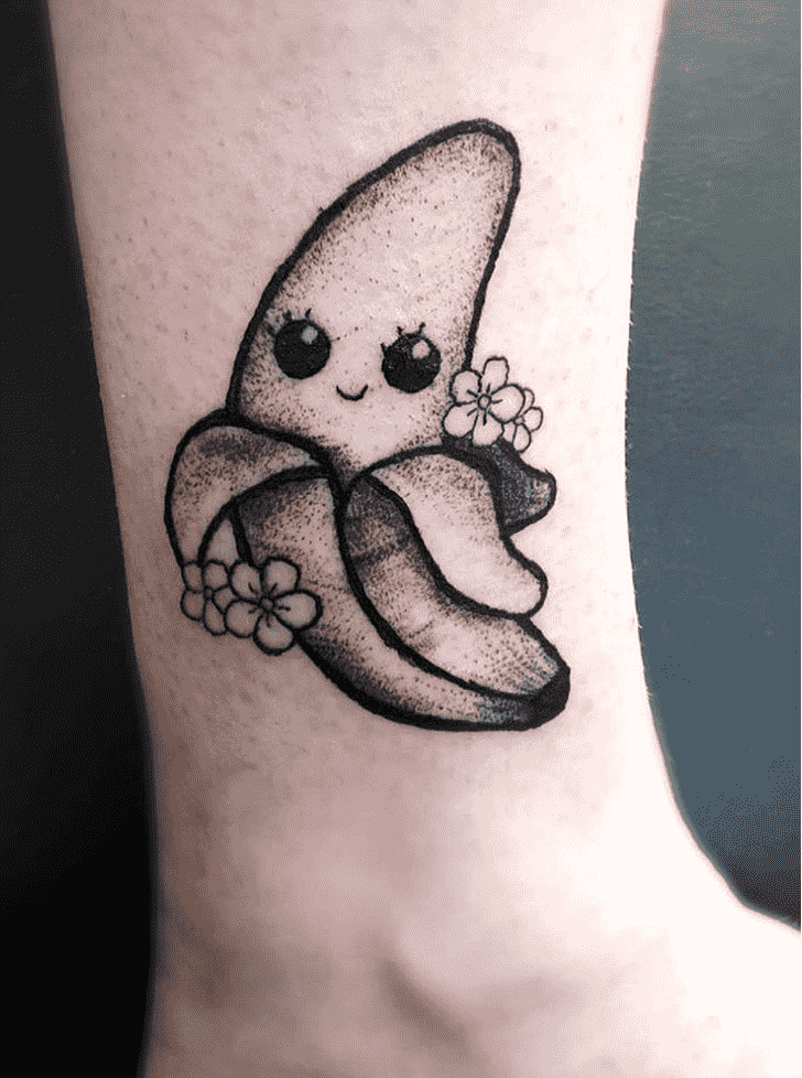 Banana Tattoo Design Image