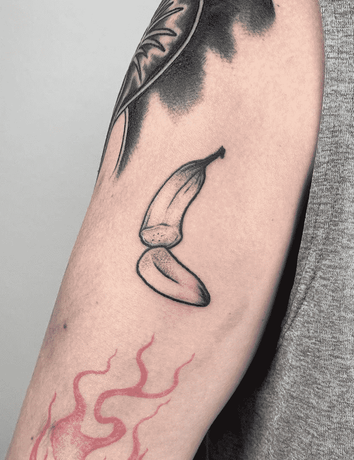 Banana Tattoo Design Image