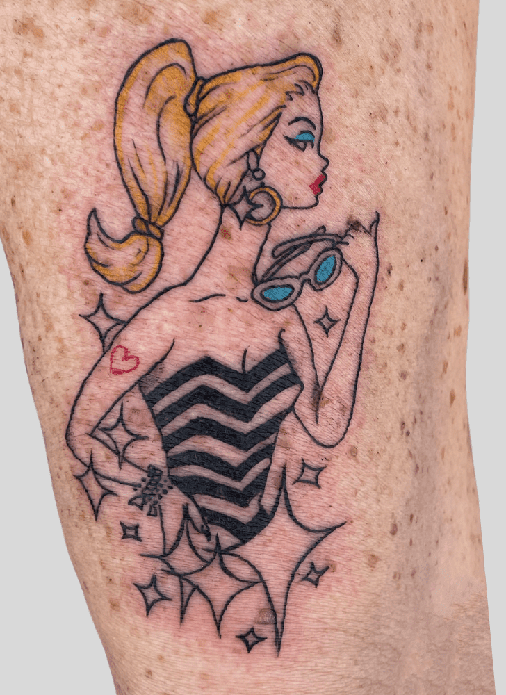 Barbie Tattoo Portrait