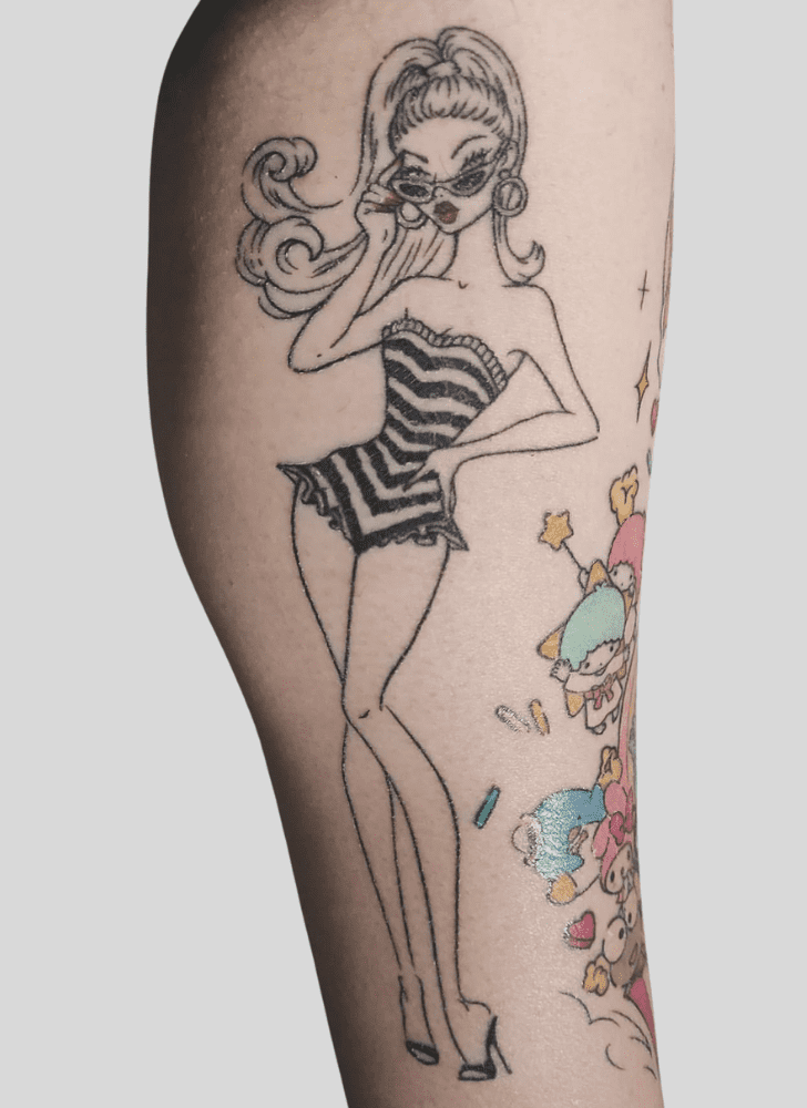 Barbie Tattoo Photograph