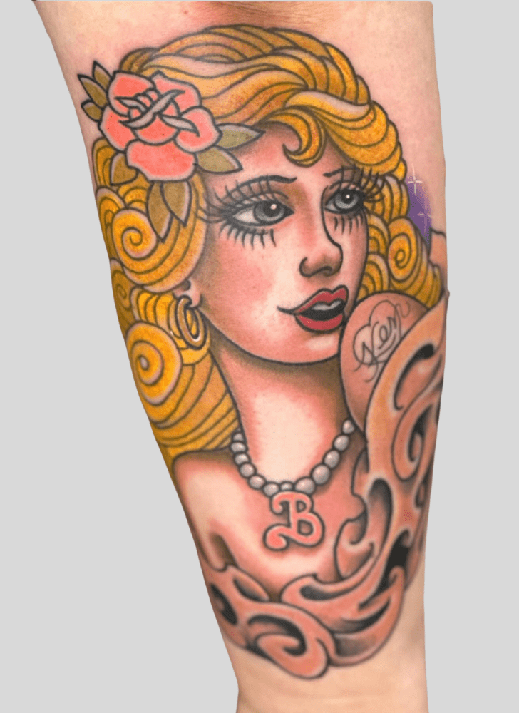 Barbie Tattoo Portrait