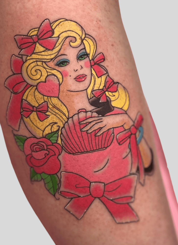 Barbie Tattoo Shot