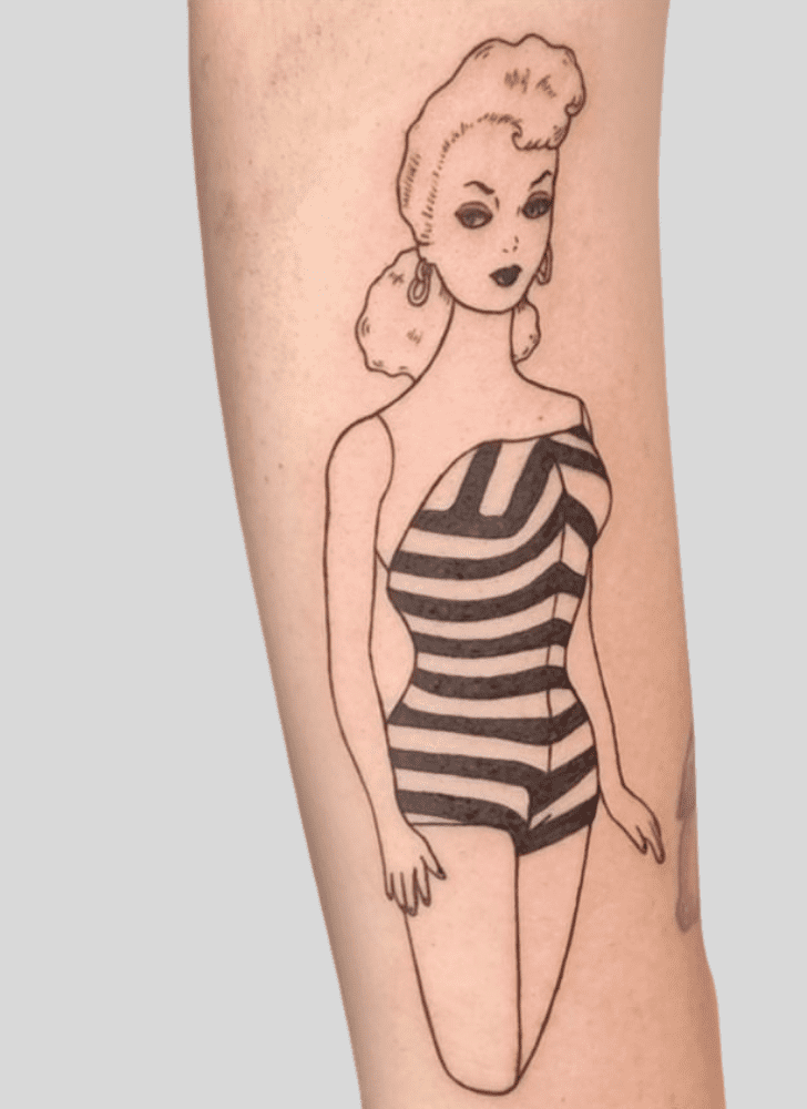 Barbie Tattoo Design Image