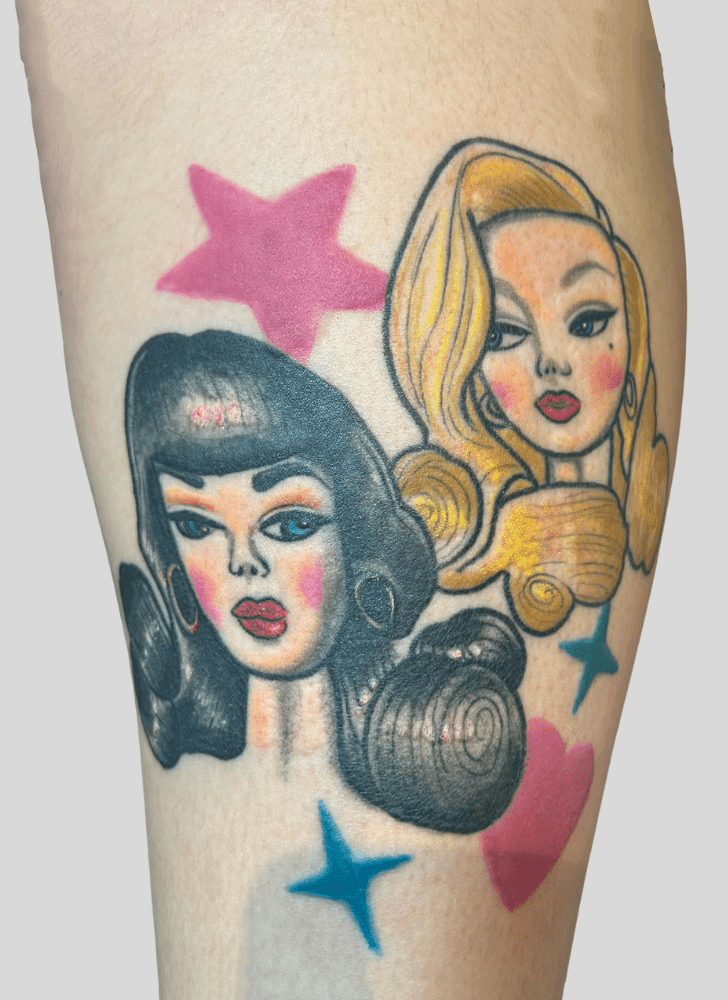 Barbie Tattoo Figure