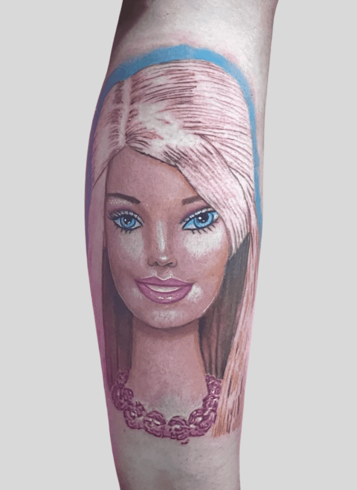 Barbie Tattoo Portrait