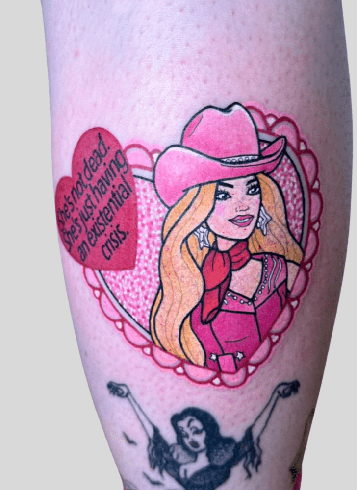 Barbie Tattoo Shot