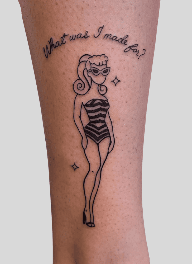 Barbie Tattoo Design Image