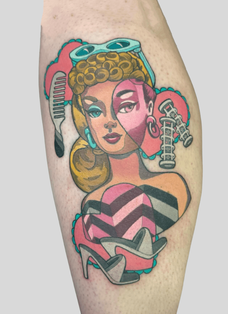 Barbie Tattoo Figure