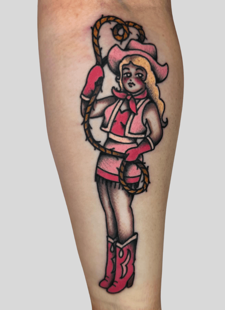 Barbie Tattoo Shot