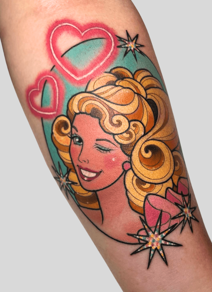 Barbie Tattoo Design Image