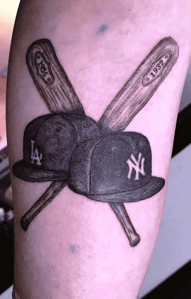 Baseball Tattoo Portrait
