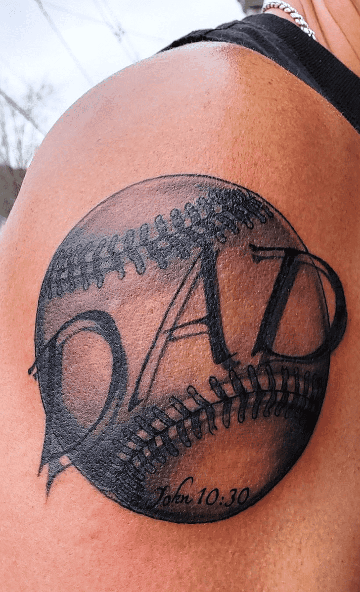 Baseball Tattoo Photo