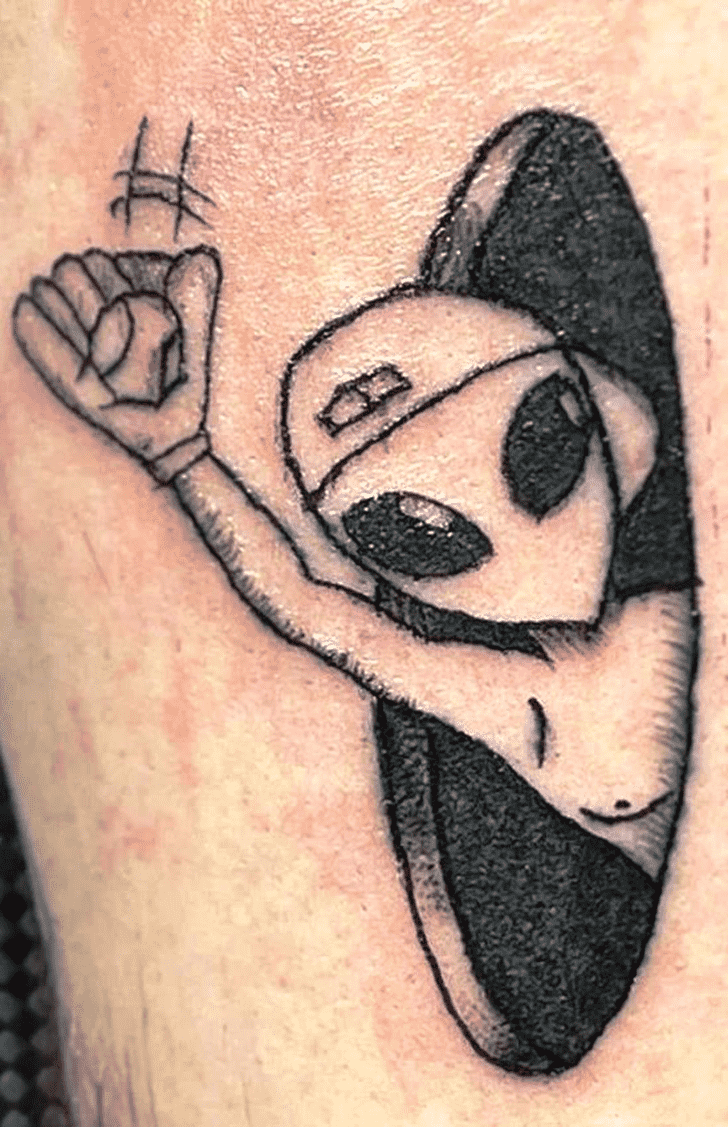 Baseball Tattoo Figure