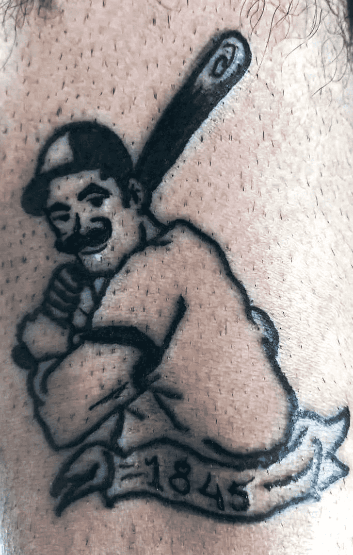 Baseball Tattoo Photo