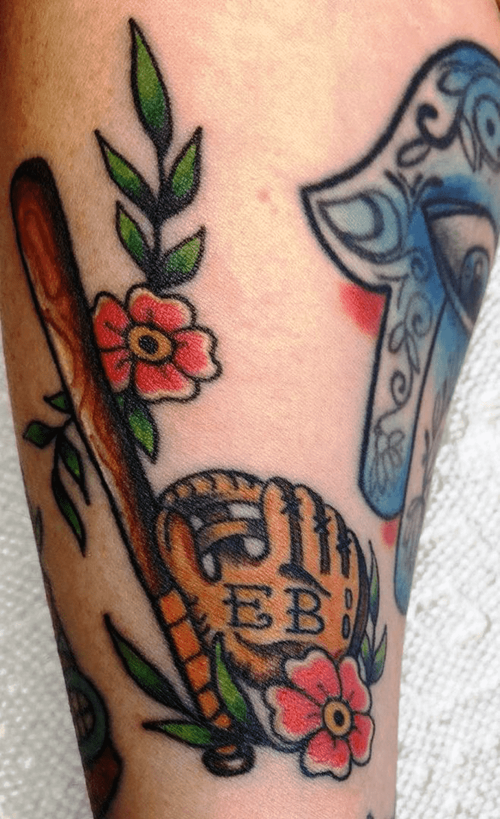 Baseball Tattoo Photograph