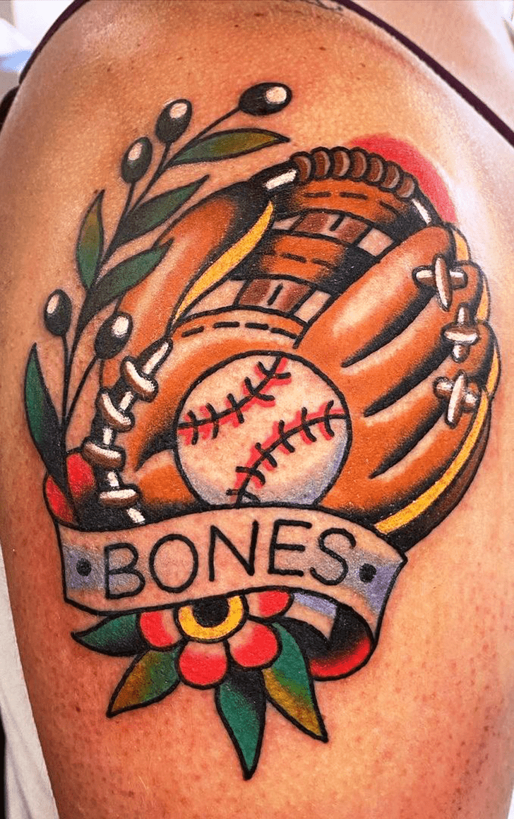 Baseball Tattoo Ink