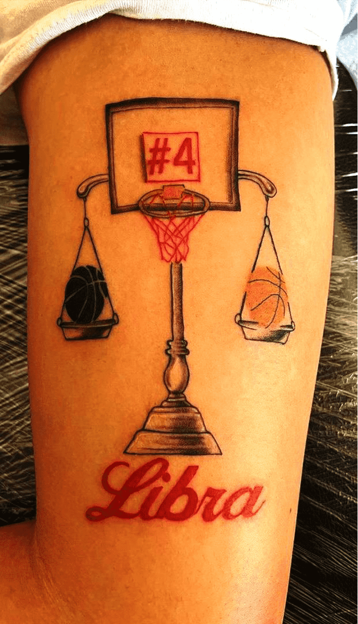 Basketball Tattoo Design Image