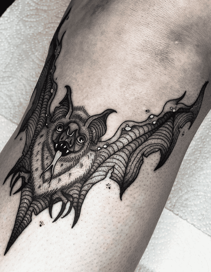 Bat Tattoo Photograph