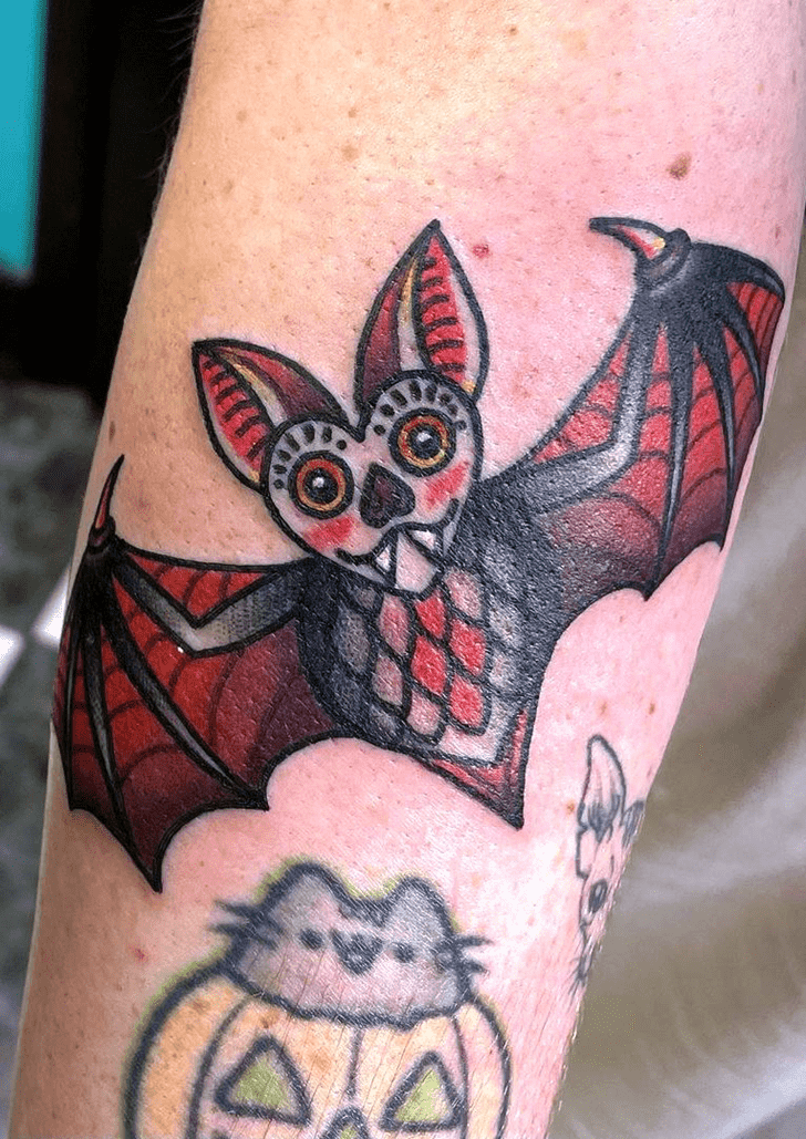 Bat Tattoo Portrait