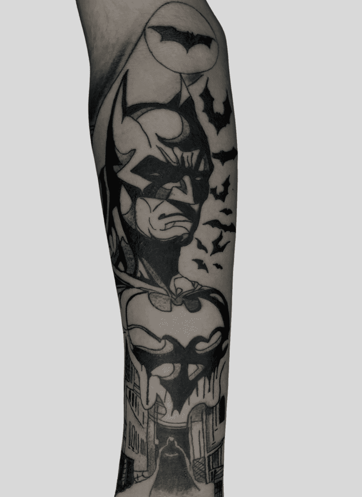 Batman Tattoo Design Image