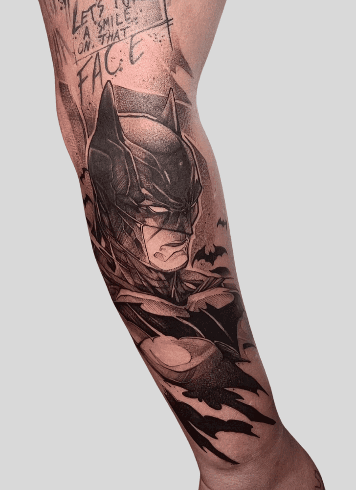 Batman Tattoo Shot