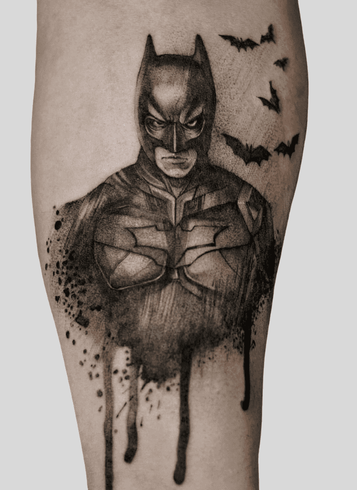 Batman Tattoo Portrait