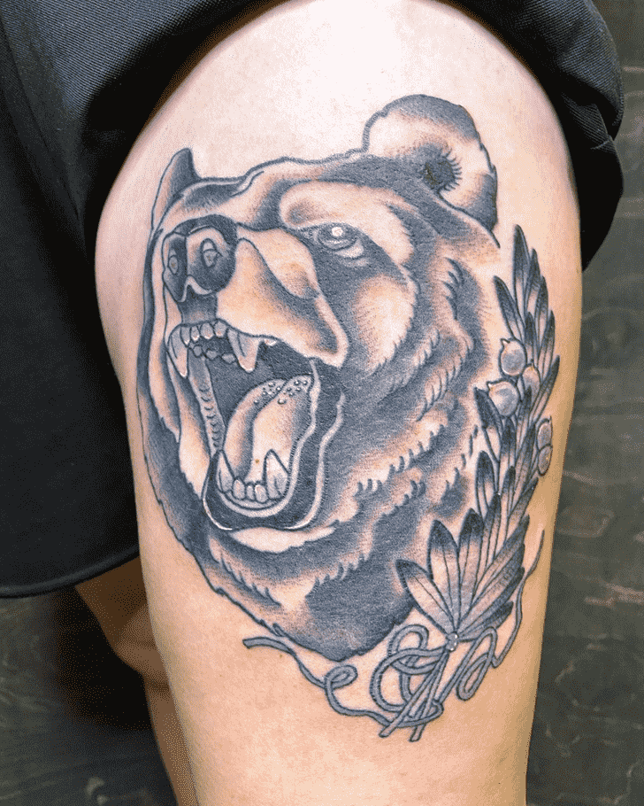 Bear Tattoo Design Image