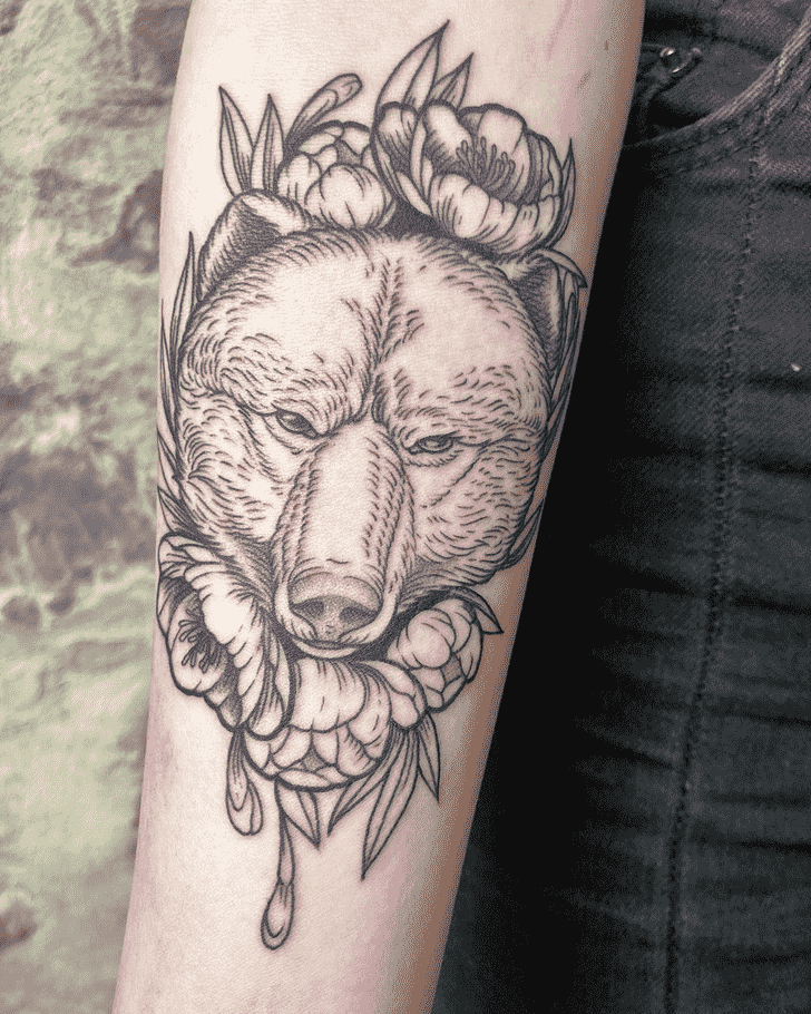 Bear Tattoo Design Image