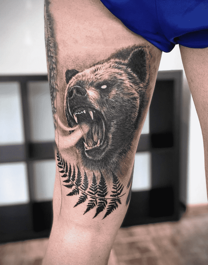 Bear Tattoo Portrait