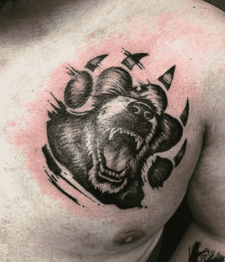 Bear Tattoo Photograph