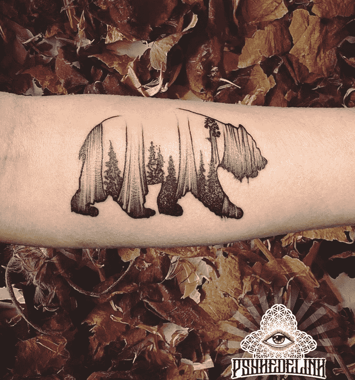 Bear Tattoo Figure