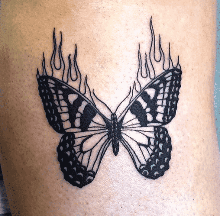 Beautiful Butterfly  Tattoo Photograph
