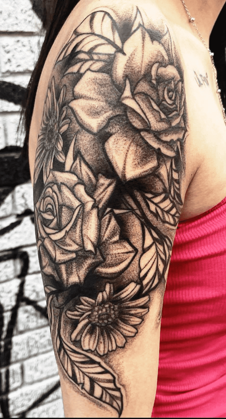 Beautiful Rose Tattoo Picture