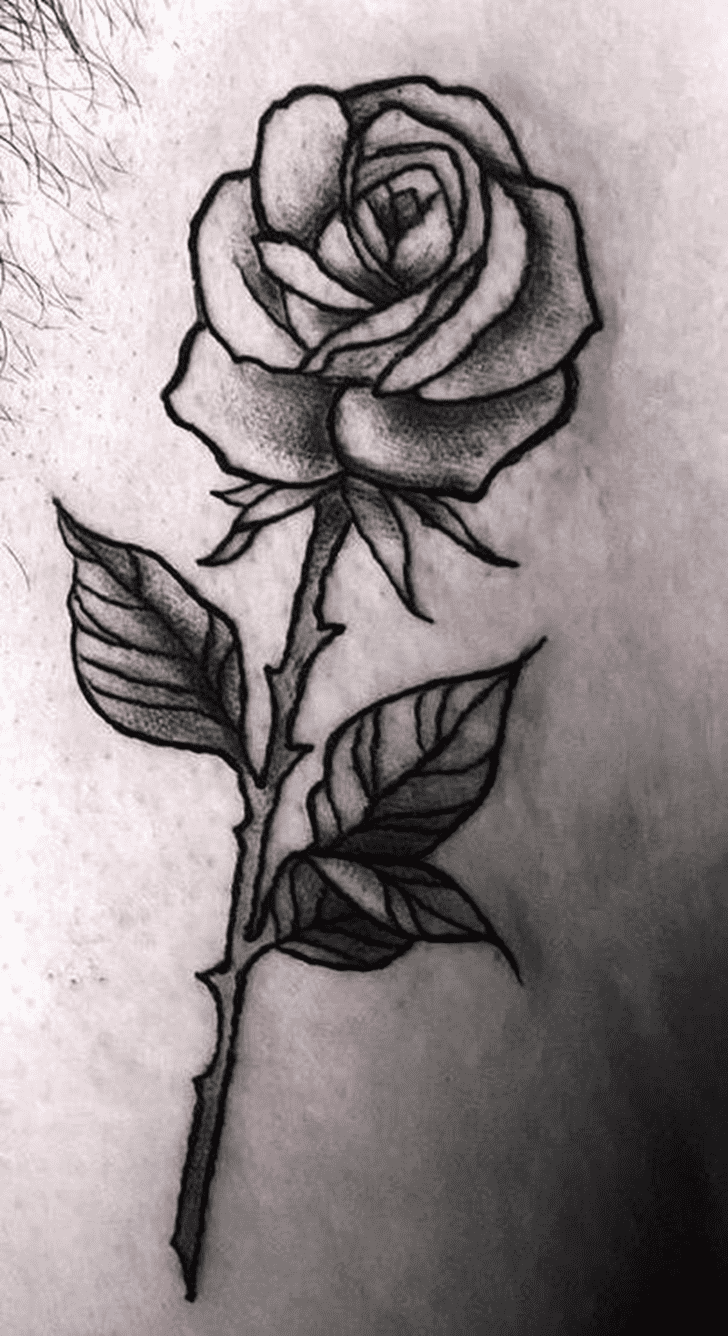 Beautiful Rose Tattoo Snapshot