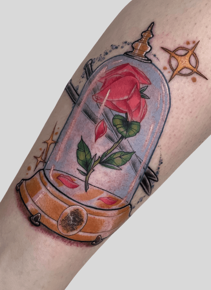 Beauty and the Beast Tattoo Design Image