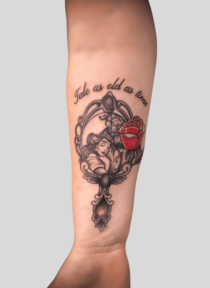 Beauty and the Beast Tattoo Photo