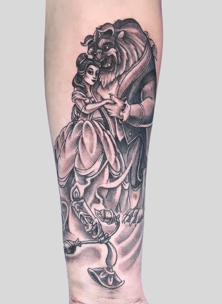 Beauty and the Beast Tattoo Snapshot