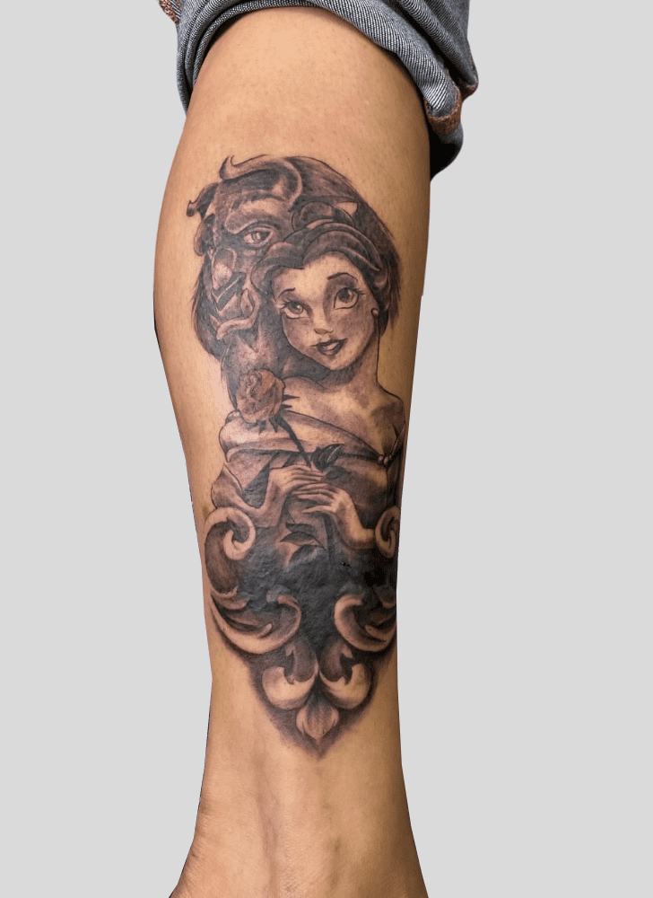 Beauty and the Beast Tattoo Photo