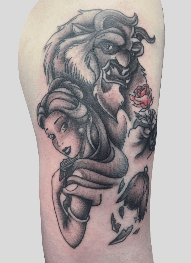 Beauty and the Beast Tattoo Photograph